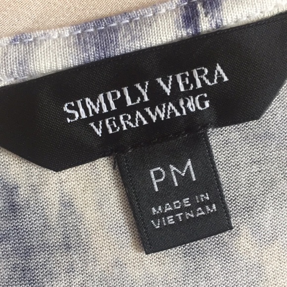 🍩Simply Vera Wang Top Sheer Hem - Picture 6 of 7